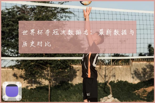 世界杯夺冠次数排名：最新数据与历史对比